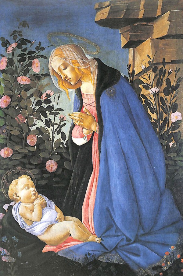 The Virgin Adoring the Sleeping Christ Child by Sandro Botticelli
